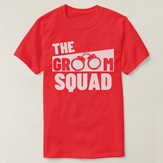Groom Squad Wedding Party Best Man Bachelor Party T-Shirt (Design vorne)