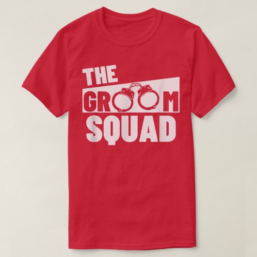 Groom Squad Wedding Party Best Man Bachelor Party T-Shirt (Design vorne)