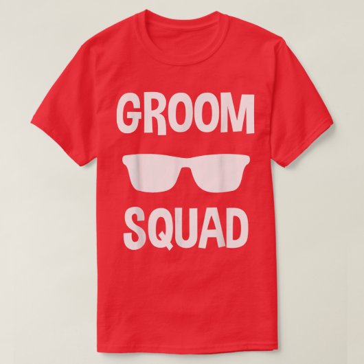 Groom Squad Wedding Party Best ManTeam T-Shirt 100 (Design vorne)