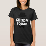 Groom Squad Wedding Party Man Crew Brille Diplop T-Shirt<br><div class="desc">Groom Squad Wedding Party Man Crew Glasses Diplopia</div>