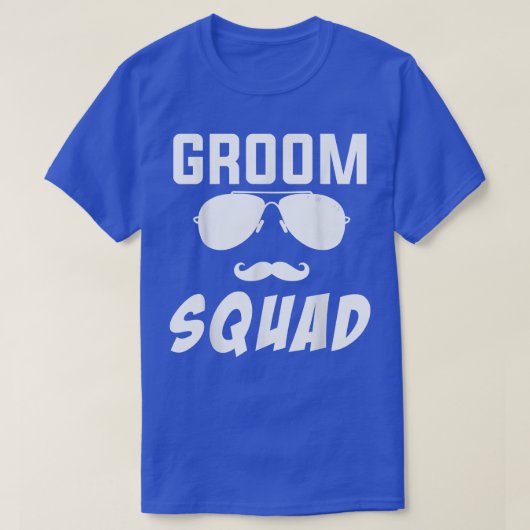 Groom Squad Wedding Party T-Shirt (Design vorne)