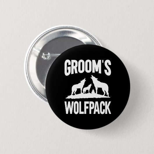 Groom Squad Wolfpack 2 Button (Vorne & Hinten)