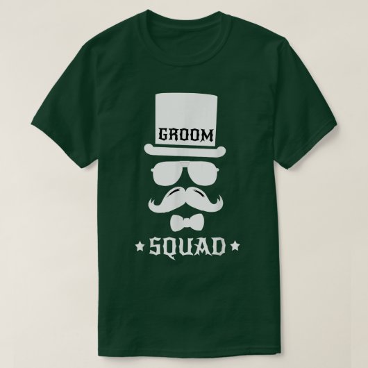Groom Squad's Wedding Team T-Shirt (Design vorne)