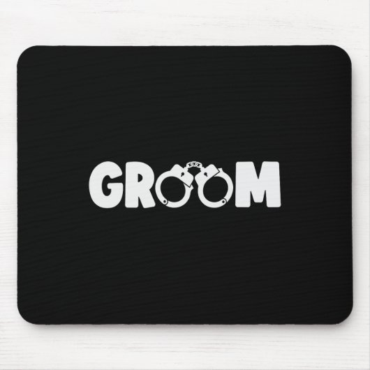 Groom Squat Bachelor Party Hochzeit Probe Dinne Mousepad (Vorne)