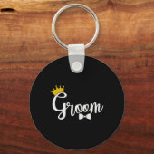 Groom Squat Bachelor Party Hochzeit Probe Dinne Schlüsselanhänger (Vorderseite)