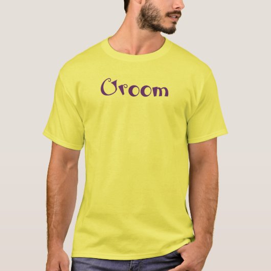 Groom-T - Shirt (Vorderseite)