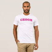 GROOM T - Shirt WÄHLEN IHRE FARBE! (Vorne ganz)
