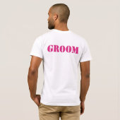 GROOM T - Shirt WÄHLEN IHRE FARBE! (Schwarz voll)