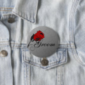 Groom-Taste für verzauberte Rose Button (Beispiel)