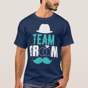 Groom Team Bachelor Party Squad or Wedding T-Shirt