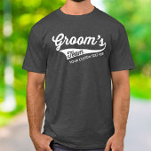 Groom Team Custom Wedding Bachelor Party Sporty T-Shirt