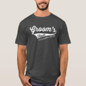 Groom Team Custom Wedding Bachelor Party Sporty T-Shirt (Vorderseite)
