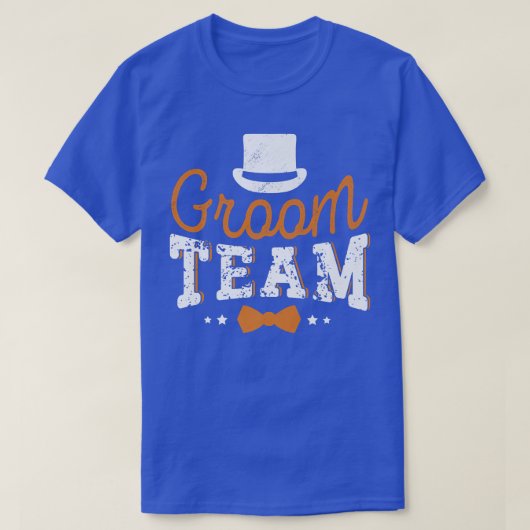 Groom Team Engagement Bachelor Party Groomsman  T-Shirt (Design vorne)
