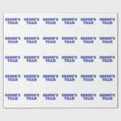 Groom-Team Geschenkpapier (Flach)