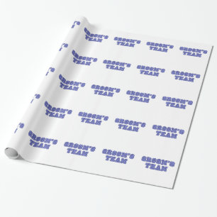 Groom-Team Geschenkpapier