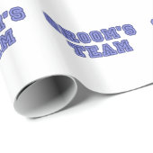 Groom-Team Geschenkpapier (Rolleneckpunkt)