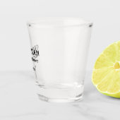 Groom team groomsman name date bachelore party schnapsglas (Rechts)