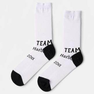Groom team groomsman name date bachelore party socken