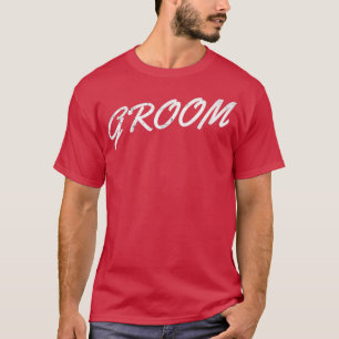 Groom Team Trauzeugen Bridesmaids Wedding Stag Par T-Shirt