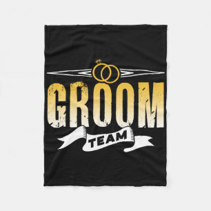 Groom Team Wedding Bachelor Party Redewendungen Fleecedecke