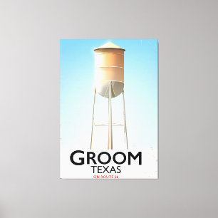 Groom Texas Route 66 Americana Reise Druck Leinwanddruck