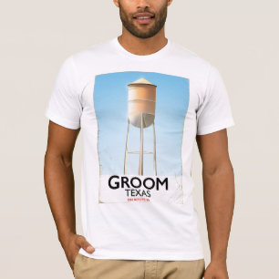 Groom Texas Route 66 Americana Reise Druck T-Shirt
