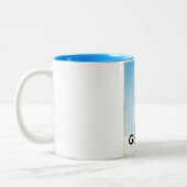 Groom Texas Route 66 Americana Reiseausdruck Zweifarbige Tasse (Links)