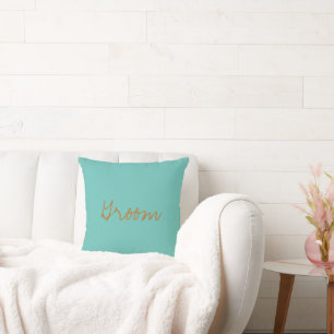 #Groom Throw Kissen