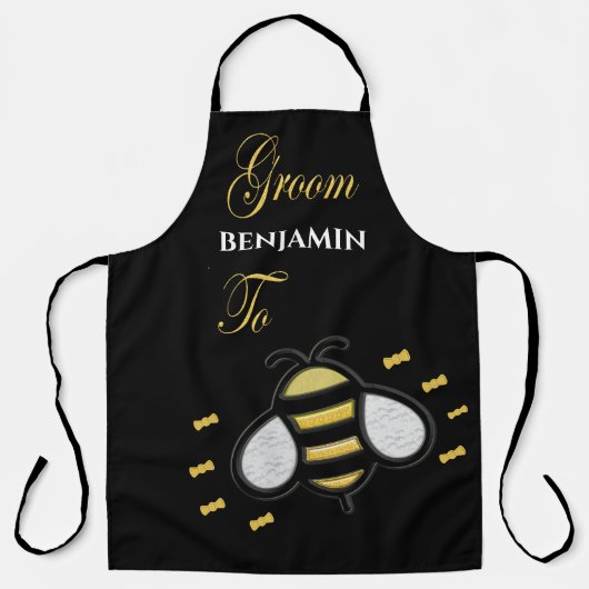 Groom to be Bachelor Party Personale Schürze (Vorderseite)