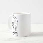 Groom Tod eines Bachelor Gothic Wedding Bachelor Kaffeetasse (Vorderseite Links)