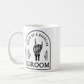 Groom Tod eines Bachelor Gothic Wedding Bachelor Kaffeetasse (Links)