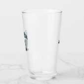 GROOM Top Hut mit Individuelle Name Beer Glas (Links)