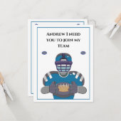 Groom Trauzeuge Vorschlag Hochzeit personalisieren Karte (Vorderseite/Rückseite Beispiel)