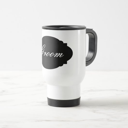 Groom Travel Mug Reisebecher (VorderseiteRechts)