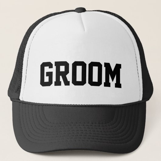Groom Trucker Hat Truckerkappe (Vorderseite)