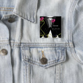 Groom Tuxedo Bow Tie Tennis Shoe Wedding Badges Button (Beispiel)