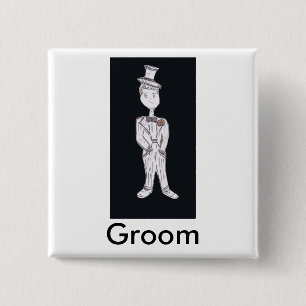 Groom Tuxedo Button