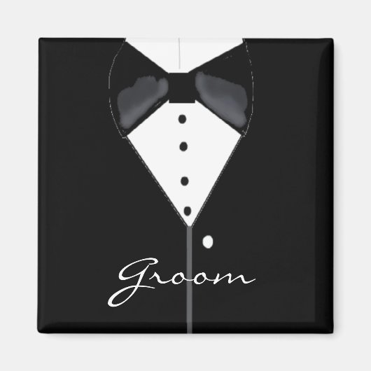 Groom Tuxedo Magnet (Vorne)