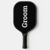 Groom Tuxedo Pickleball Schläger (Rückseite)