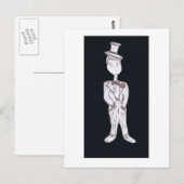 Groom Tuxedo Postkarte (Vorne/Hinten)