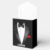 Groom-Tuxedo-Shirt Geschenkschachtel (Geöffnet)