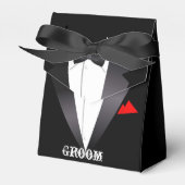 Groom-Tuxedo-Shirt Geschenkschachtel (Vorderseite)