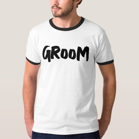 GROOM WEDD T - SHIRT T - SHIRT (Vorderseite)