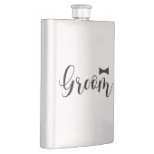 Groom-Wedding, Bachelor-Party-Krawatte Flachmann (Rechts)