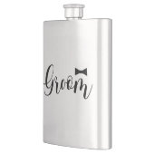 Groom-Wedding, Bachelor-Party-Krawatte Flachmann (Links)