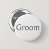 Groom Wedding Button (Vorne & Hinten)