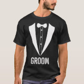 Groom Wedding feiert Zeremonie Probe Party T-Shirt (Vorderseite)