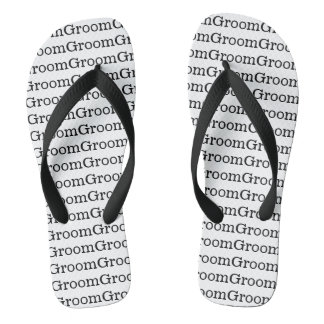 Groom Wedding Flip Flops Badesandalen