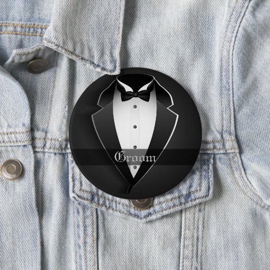 Groom Wedding Party Button (Beispiel)