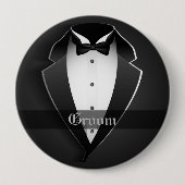 Groom Wedding Party Button (Vorderseite)